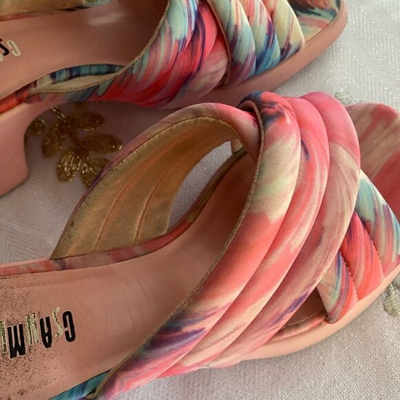 Camper twins women's crossed sandals with heel size 37 - Picture 9 of 10